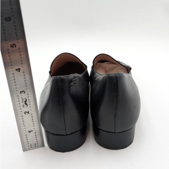 Cole Haan Valantina Pointed Toe Block Heel Loafers Shoes Black Size US9.5B EU40 - Picture 4 of 12